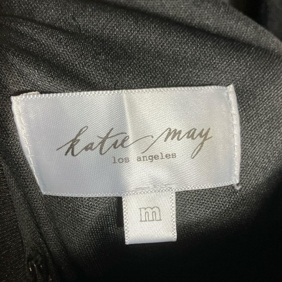 Black Halter Neck Ruched Side Slit Maxi Dress Gown Evening Party Formal sz M - Picture 2 of 10